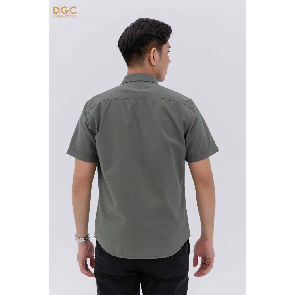 Áo sơ mi ngắn tay nam DGCs - vải Cotton thoáng mát, thấm hút mồ hôi - SASNBC34M.
