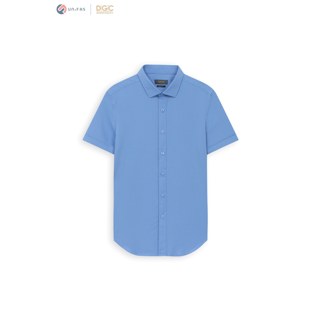 Áo sơ mi ngắn tay nam DGCs - vải bamboo,mềm mịn, thoáng mát, thấm hút mồ hôi - SASNBC72M.