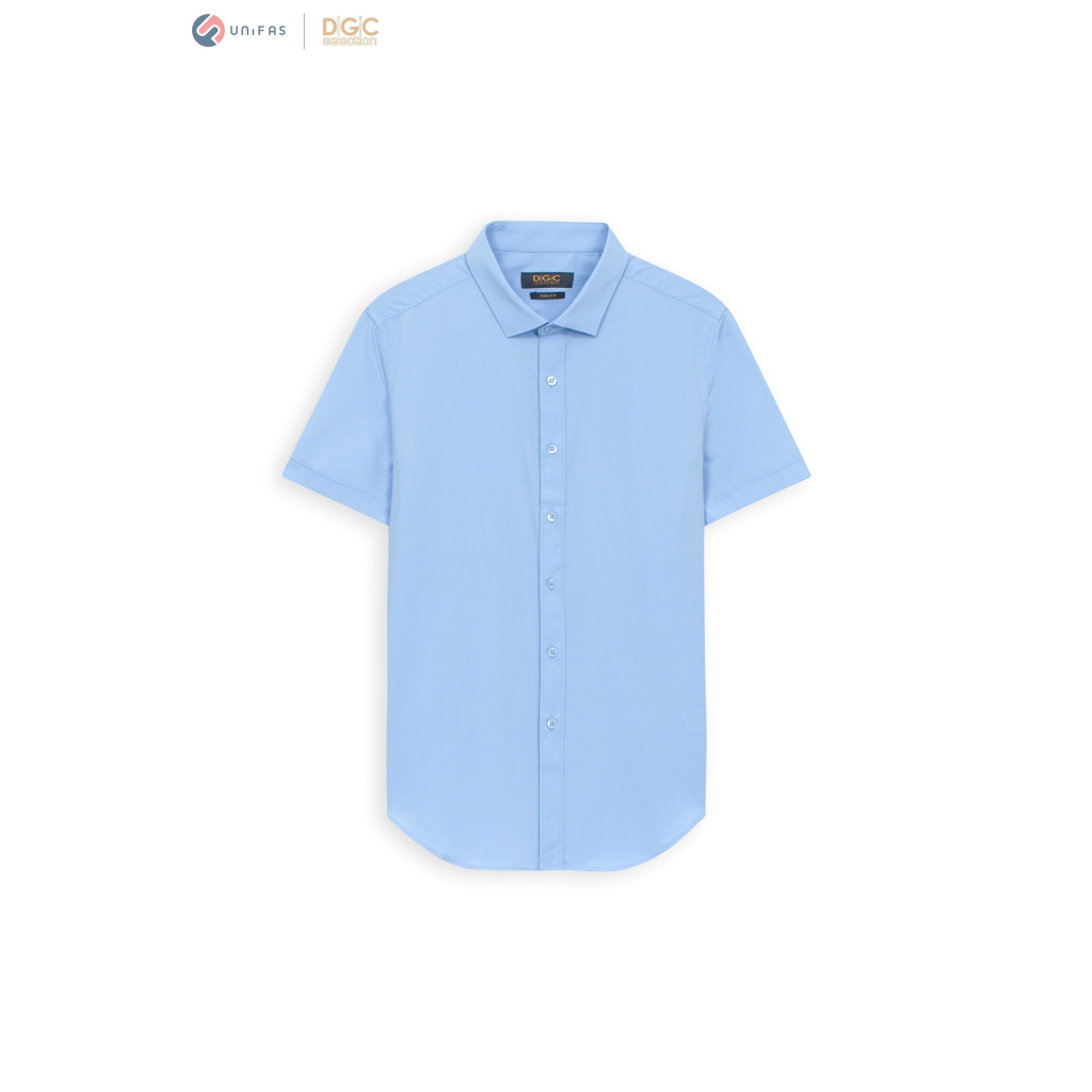 Áo sơ mi ngắn tay nam DGCs - vải bamboo,mềm mịn, thoáng mát, thấm hút mồ hôi - SASNBC72M.