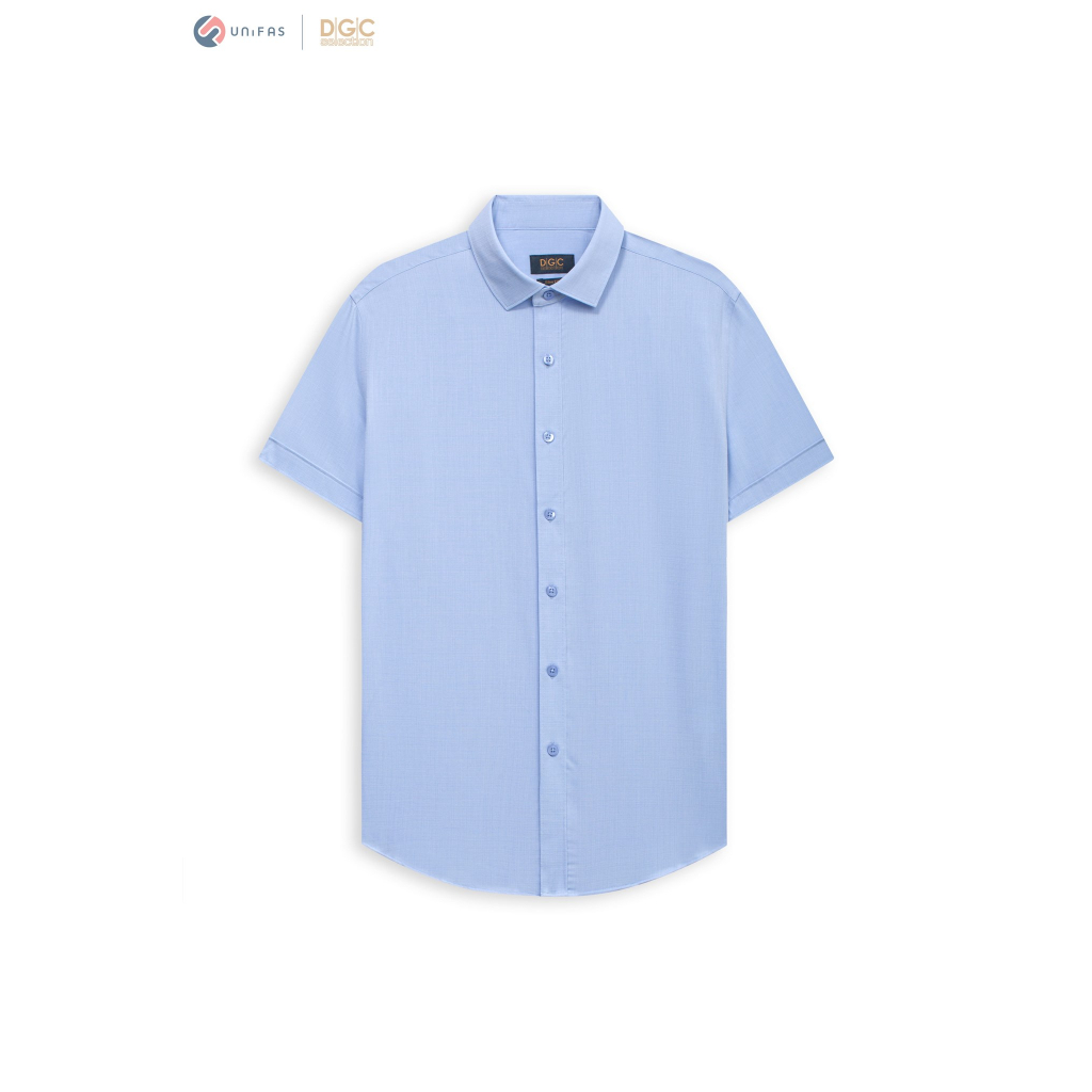 Áo sơ mi ngắn tay nam DGCs - vải bamboo mềm mịn,thoáng mát, thấm hút mồ hôi - SASNBC65M.
