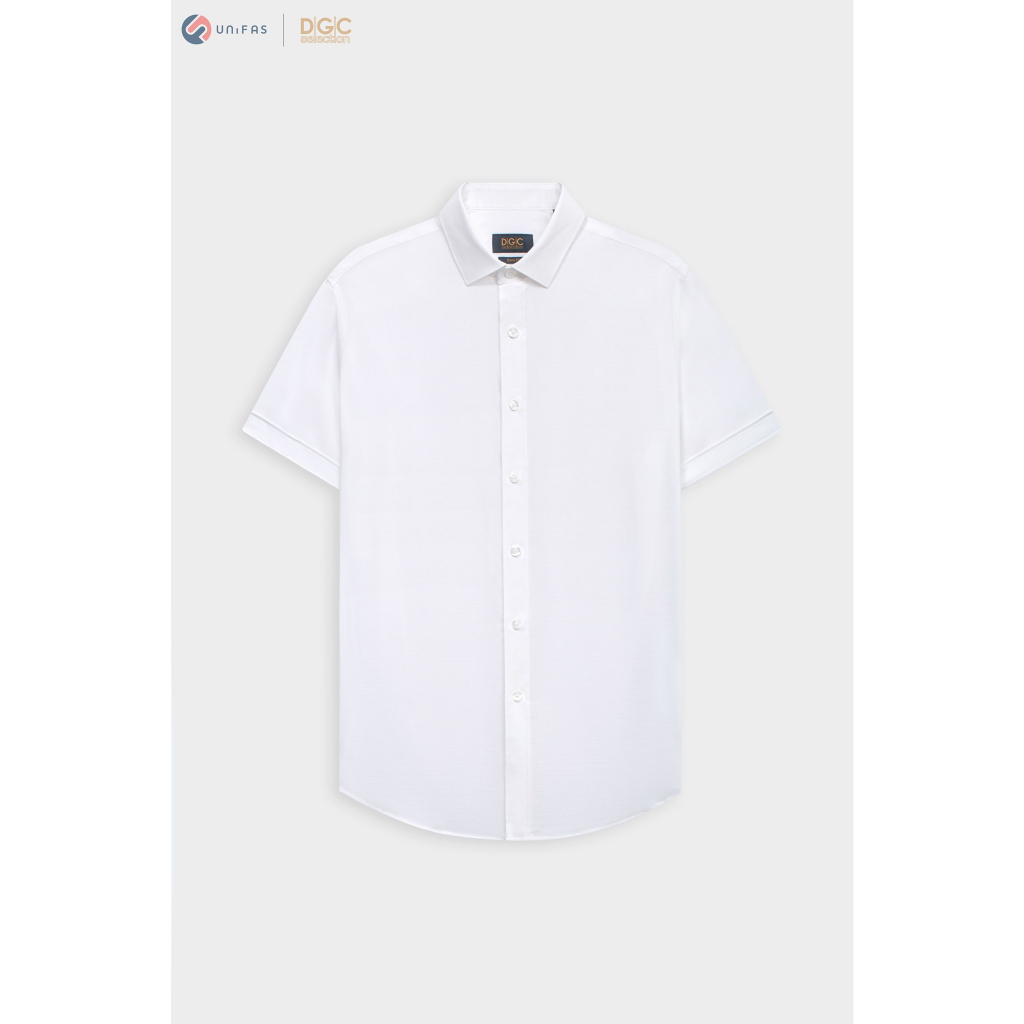 Áo sơ mi ngắn tay nam DGCs - vải bamboo mềm mịn,thoáng mát, thấm hút mồ hôi - SASNBC65M.