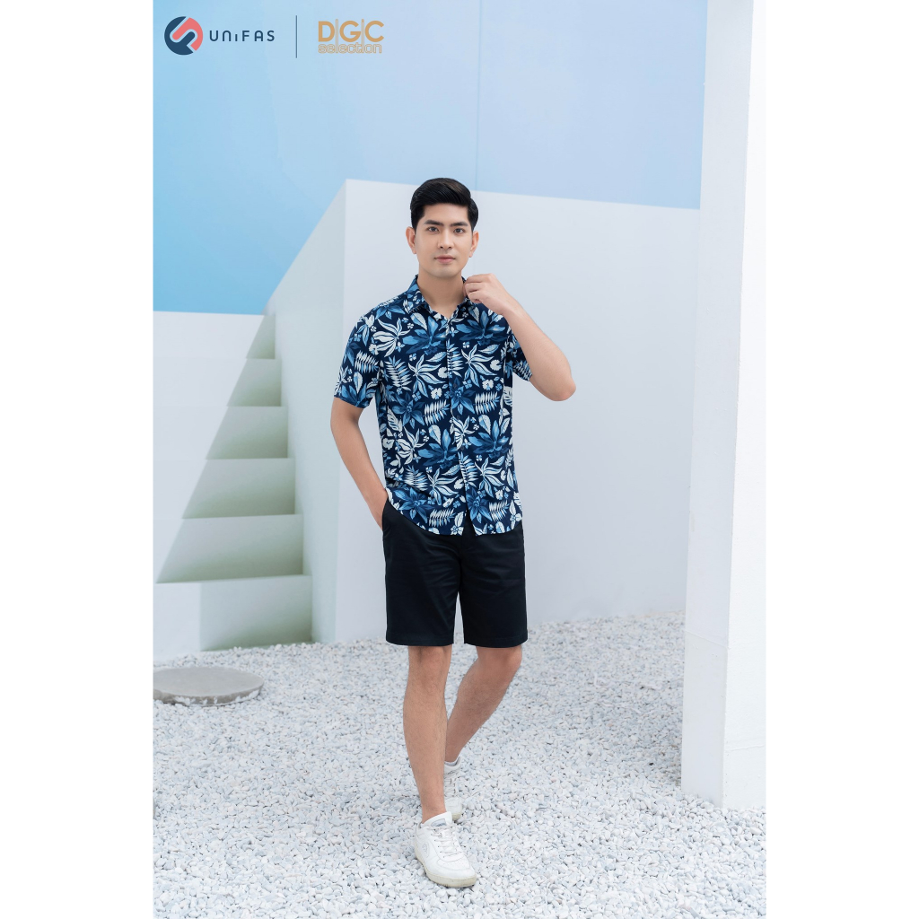 Quần short kaki nam DGCs - trẻ trung và chất liệu kaki co giãn nhẹ, thoáng mát. Độ dài chấm gối - SQSBC07M