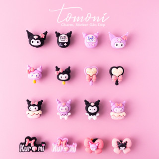 Sticker Gắn Dép TOMONI Hình KUROMI - HQ61