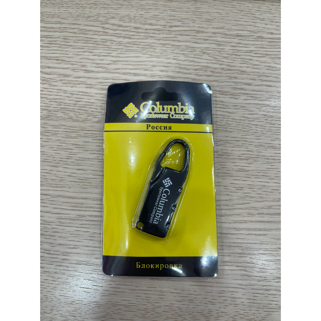 Khóa 3 số Columbia bằng thép không gỉ dùng khóa balo, vali, túi xách, hàng cao cấp.