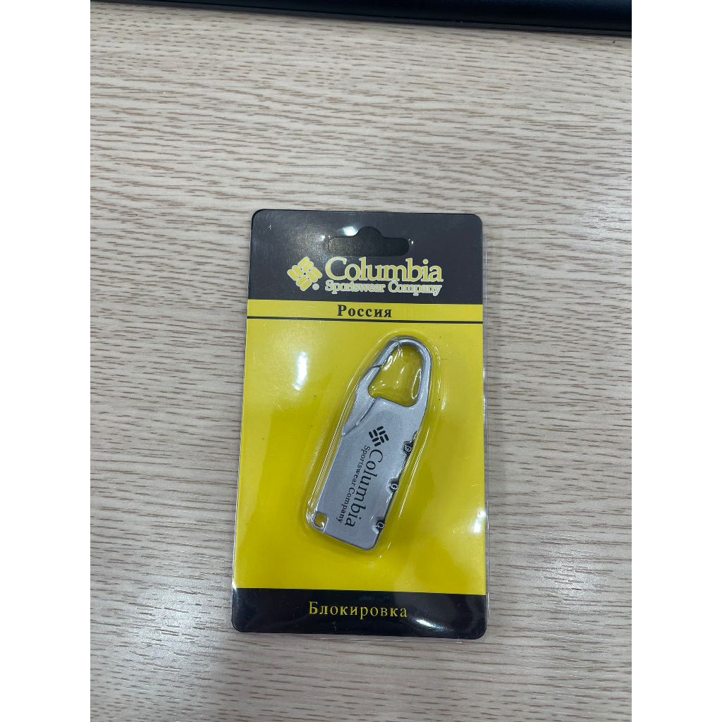 Khóa 3 số Columbia bằng thép không gỉ dùng khóa balo, vali, túi xách, hàng cao cấp.