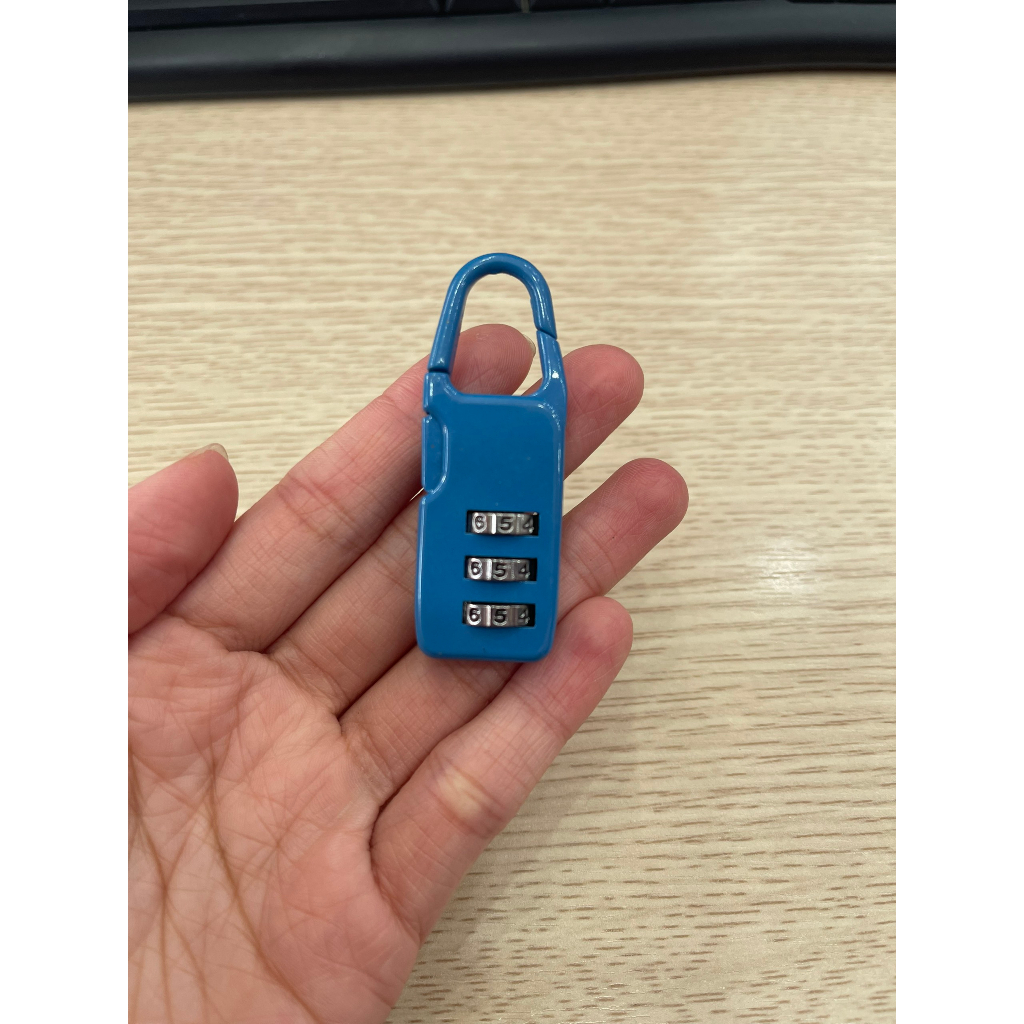 Ổ khóa 3 số hàng cao cấp dùng khóa hành lý du lịch Vali, balo, túi xách