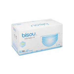 Khẩu trang y tế bisou 4 lớp
