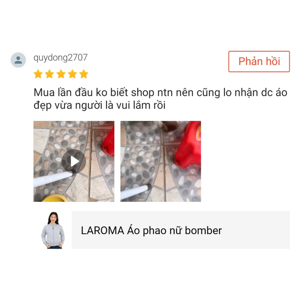 [Tặng Quần Giữ Nhiệt] Áo Phao Nữ Bomber LAROMA | Giữ Ấm - Siêu Nhẹ - Dáng Basic