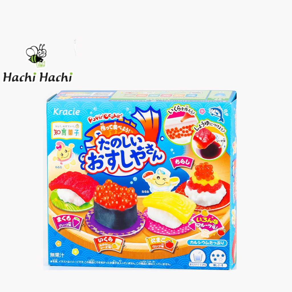 Kẹo sáng tạo sushi Kracie Popin Cookin 28.5g - Hachi Hachi Japan Shop