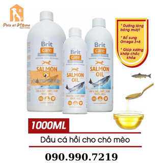 Dầu cá hồi cho chó mèo Brit Care 100ml