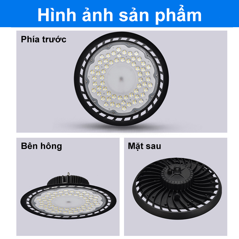 LM ĐÈN LED UFO Light 500W Super Bright Light Đèn công nghiệp kỹ thuật chiếu sáng nhà xưởng