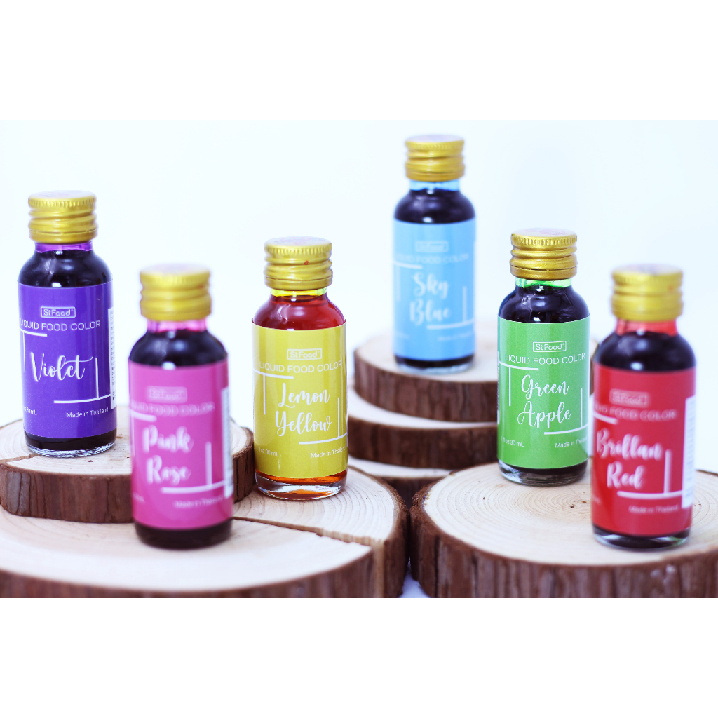 Màu Thực Phẩm Dùng Cho Đồ Ăn Và Pha Chế Thương Hiệu Stfood 30ml (Food Liquid Food Color 30ml)