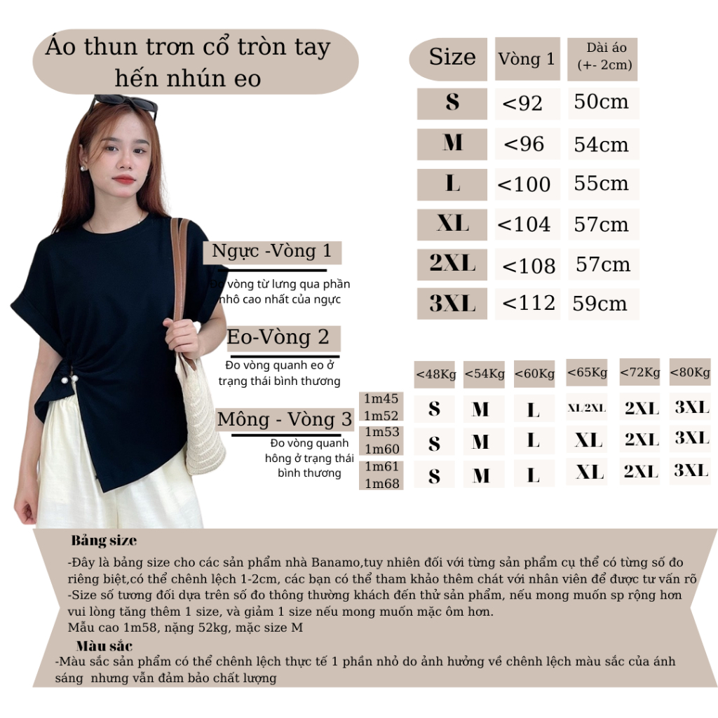 Áo thun Xẻ Tà Ngắn Tay mix ngọc form ôm trẻ trung siêu xinh cực hot