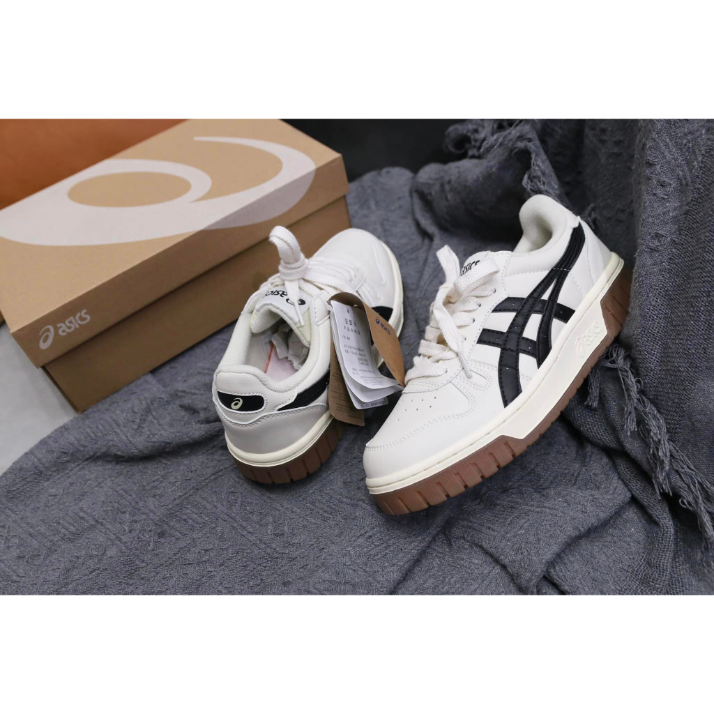 Giày Asics Court MZ Cream Black Gum nam nữ, Asics Court Full Box Bản Cao Cấp Nhất.