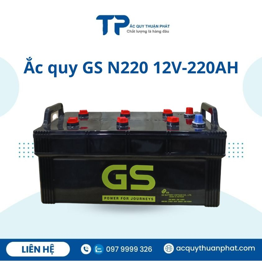 Ắc quy GS N220 12V-220AH