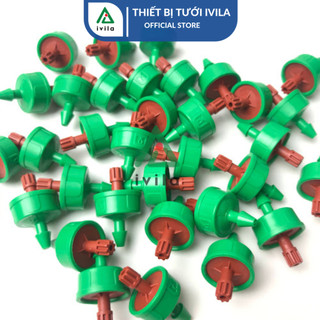 Combo 50 béc nhỏ giọt bù áp, chống rỉ 2L/4L/8L/16L phù hợp tưới nhỏ giọt nhà màng nhà kính, đầu tưới nhỏ giọt chổng rỉ