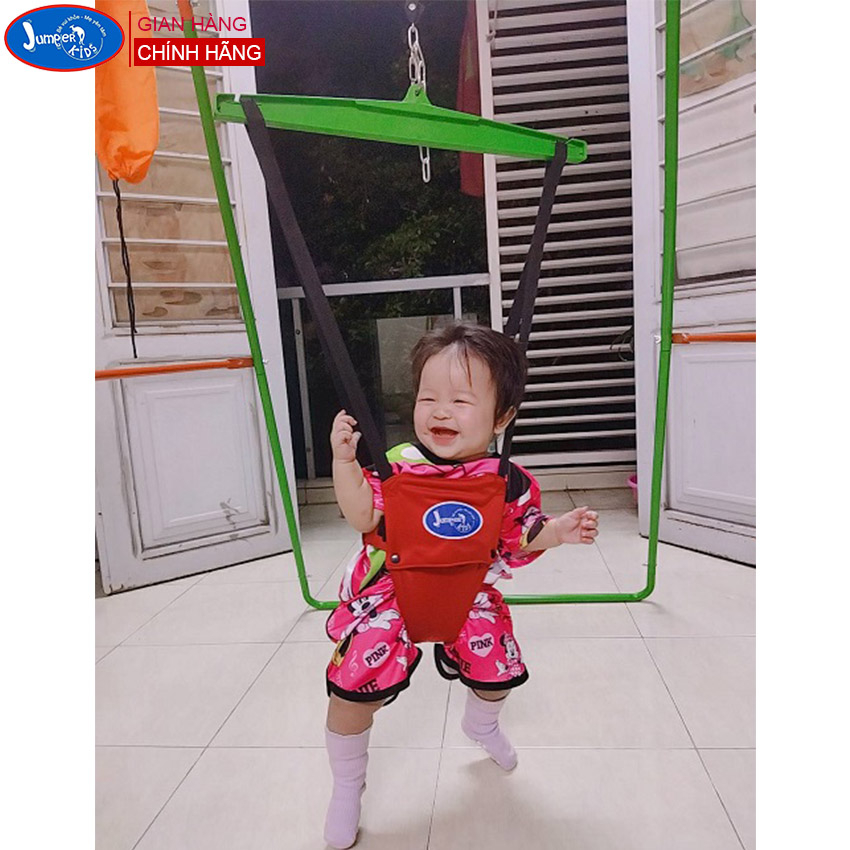 Xích Đu Nhún Nhảy Tập Đi Cho Bé JUMPER KIDS JPK102 Bộ Cao Cấp Có Thêm Chân Ngang Đồ Chơi Vận Động Cho Trẻ Em