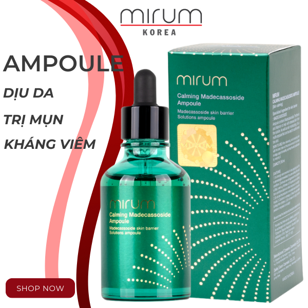 Ampoule làm dịu làn da tổn thương và cấp ẩm Mirum 50ml