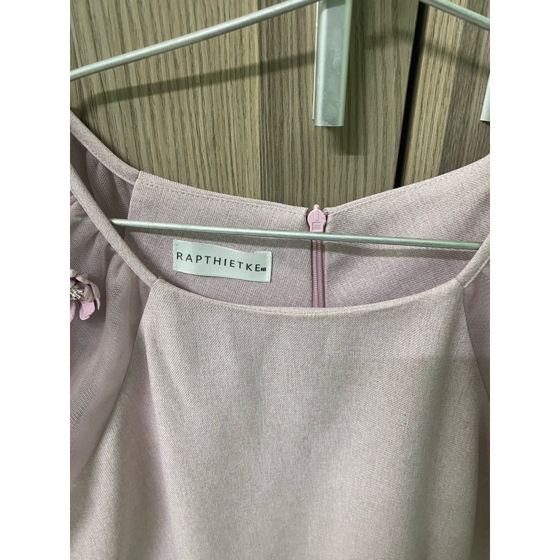 Đầm hồng Rập Thiết Kế