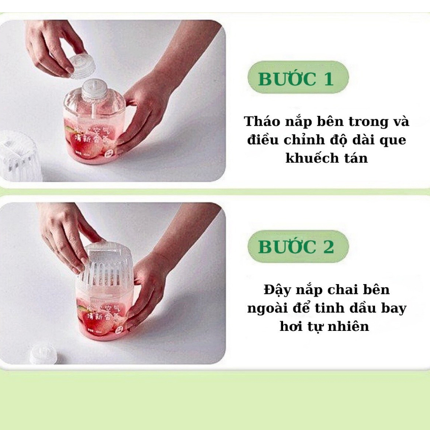 Tinh Dầu Thơm Phòng - Tinh Dầu Khử Mùi Nhà Vệ Sinh, Xe Ô Tô, Tủ Quần Áo, Phòng Ngủ 400ml