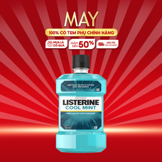 Nước Súc Miệng Listerine Diệt Khuẩn, Giữ Hơi Thở Thơm Mát Listerine Coolmint Mouthwash 250/750ml