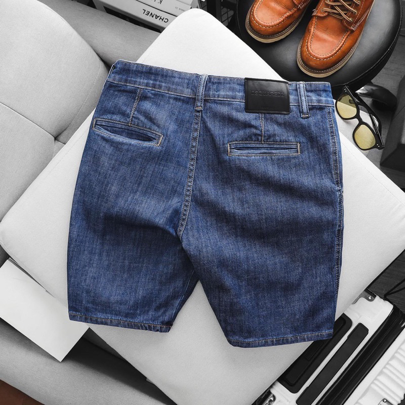 Quần short Jean nam xuất xịn nhiều màu - jean co giản