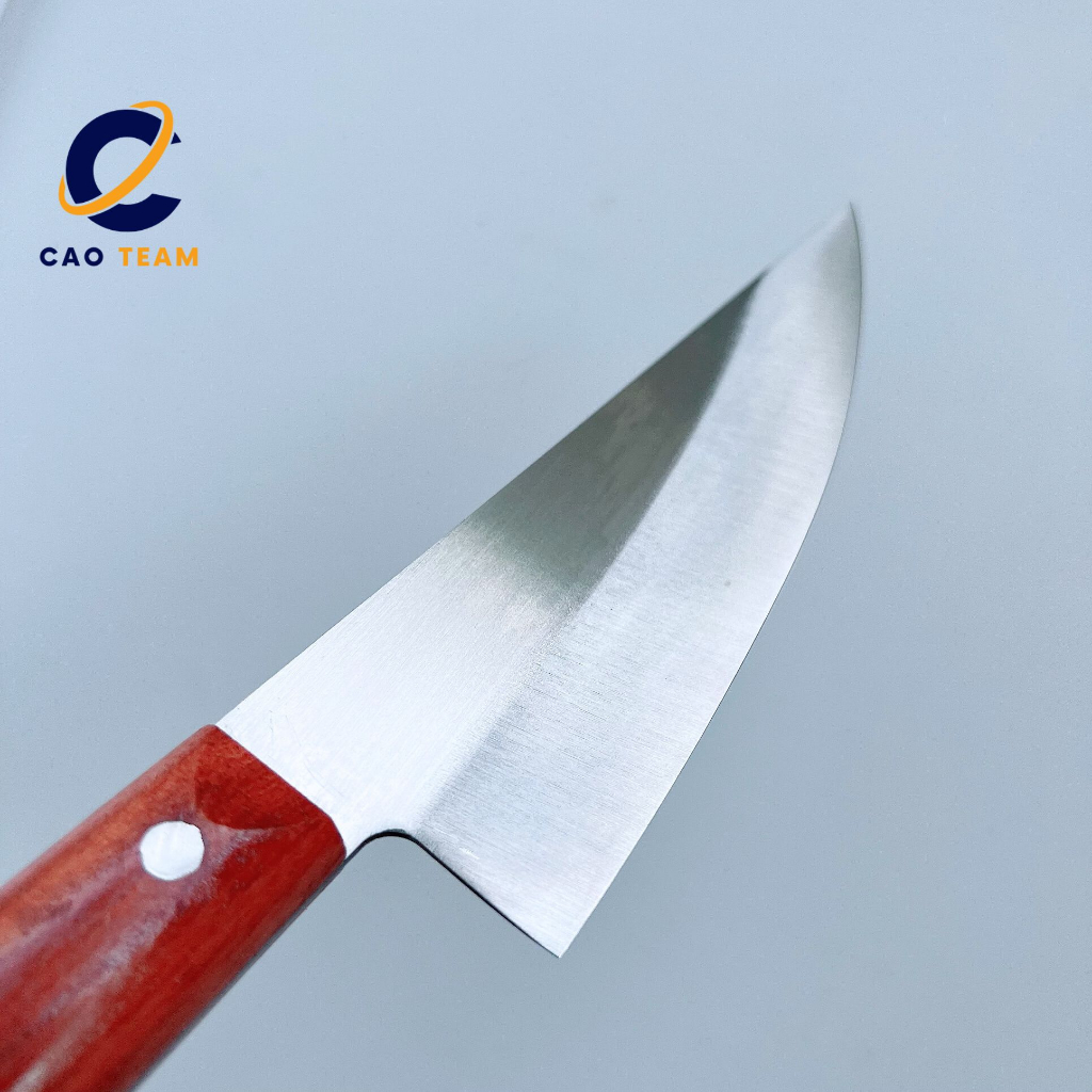 Dao lọc đa năng không gỉ cao cấp bằng thép nhật trắng - Chuôi gỗ A17