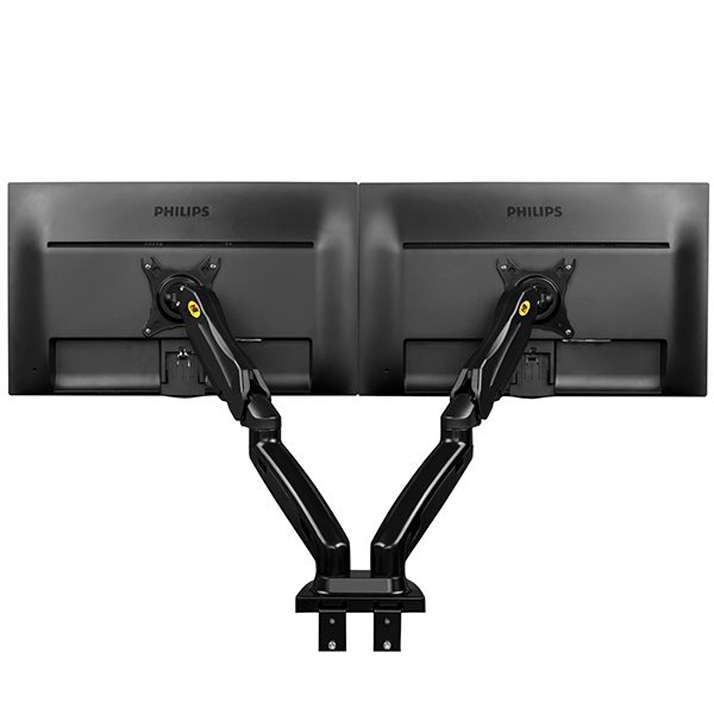 Giá treo 2 màn hình North Bayou NB F160 17" - 27" inch, arm / tay máy tính - Hàng chính hãng