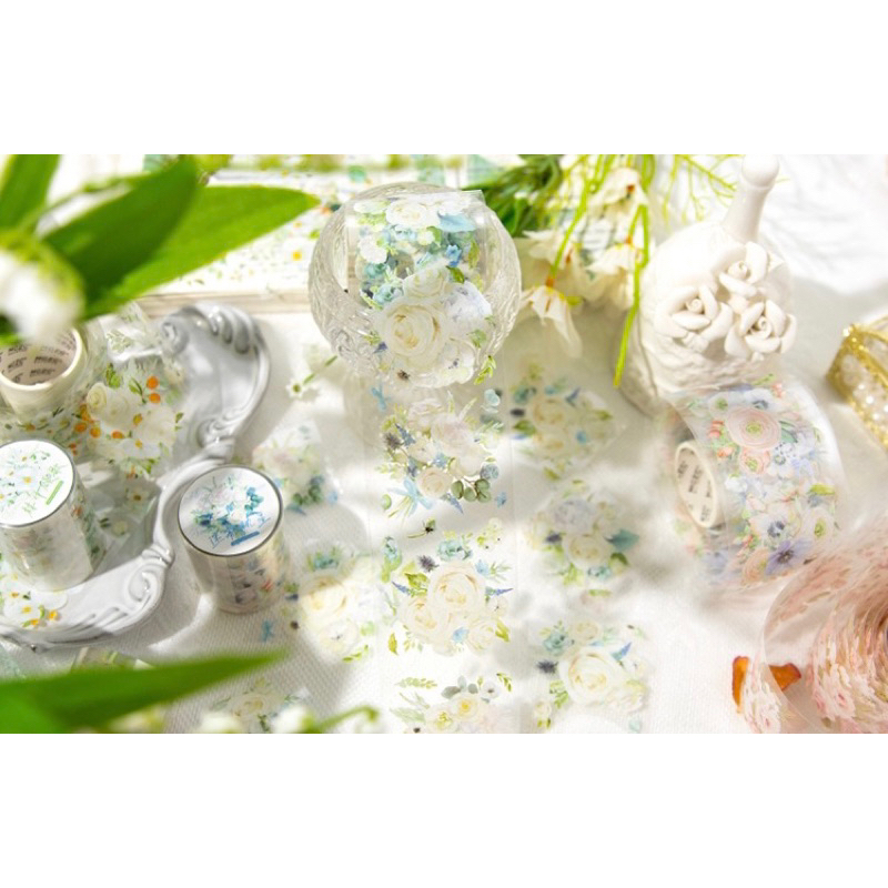 𝓑𝓾𝓵𝓵𝓮𝓽𝓳𝓸𝓾𝓻𝓷𝓪𝓵𝟏𝟏𝟓 ✿ Băng dính hãng MGZC mẫu hoa nhẹ nhàng xinh xắn trang trí sổ