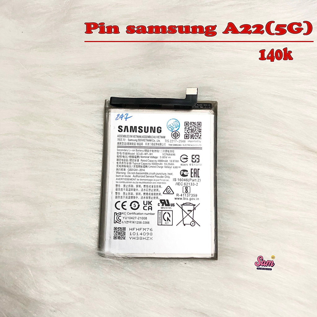 Pin Samsung A22  / A32  / A52 / S20 Fe / A72 / A42 / A02s / A03s