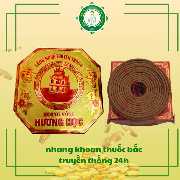 Nhang khoanh thuốc bắc sạch, hương vòng hương học, nhang khoanh Hà Nội