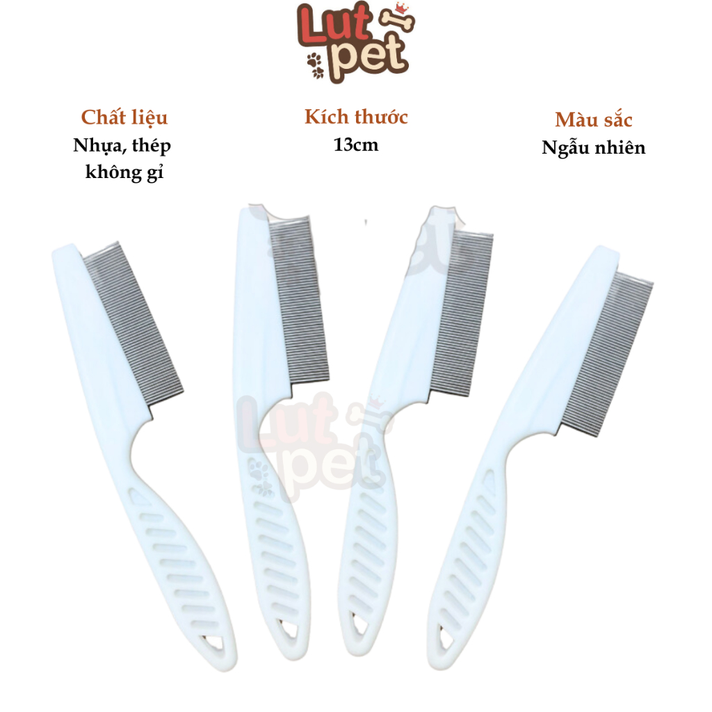 Lược chải ve rận bọ chét lông chó mèo - lutpet