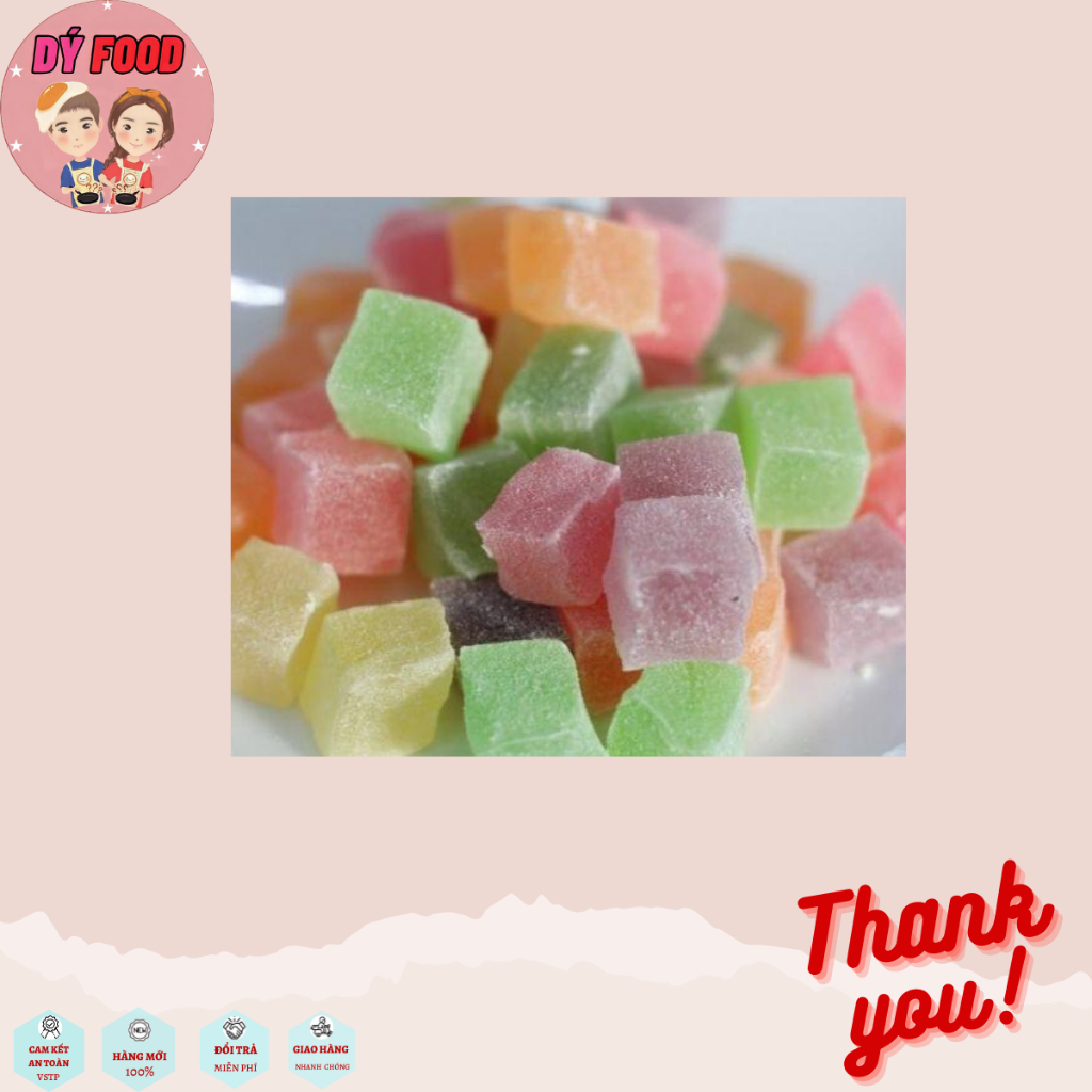 Combo 3 hộp 450gram Kẹo sữa dẻo + 150gram Kẹo bông  + 350gram Kẹo dẻo chip loại 1 siêu ngon - Dý Food