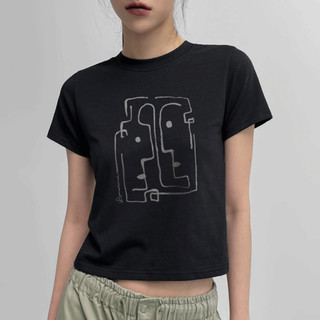 Áo thun Baby tee LIMERENCE gương mặt vải cotton cao cấp co giãn, dày dặn Local Brand