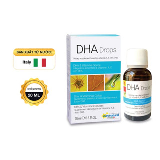 Euronatural DHA Drops - DHA không tanh từ vi tảo cho trẻ sơ sinh