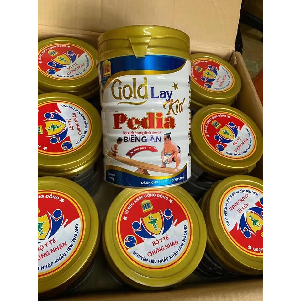 SỮA DÀNH CHO TRẺ BIẾNG ĂN CHẬM TĂNG CÂN GOLDLAY PEDIA LON 900G