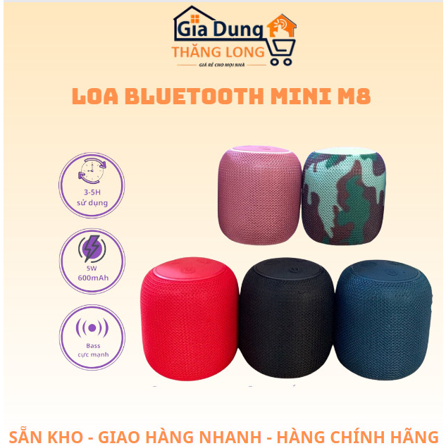 Loa Nghe buetooth M8 công nghệ 5.0-bảo hàng 3 tháng
