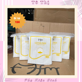 Bông tẩy trang Cotton Pads 222 miếng, bông tẩy trang 3 lớp quốc dân - Tô Thị