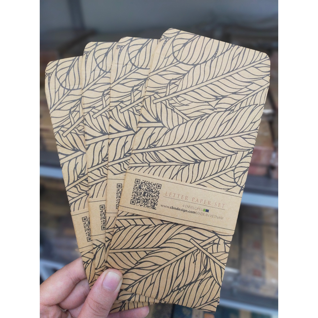 SET 4 BAO LÌ XÌ GIẤY KRAFT