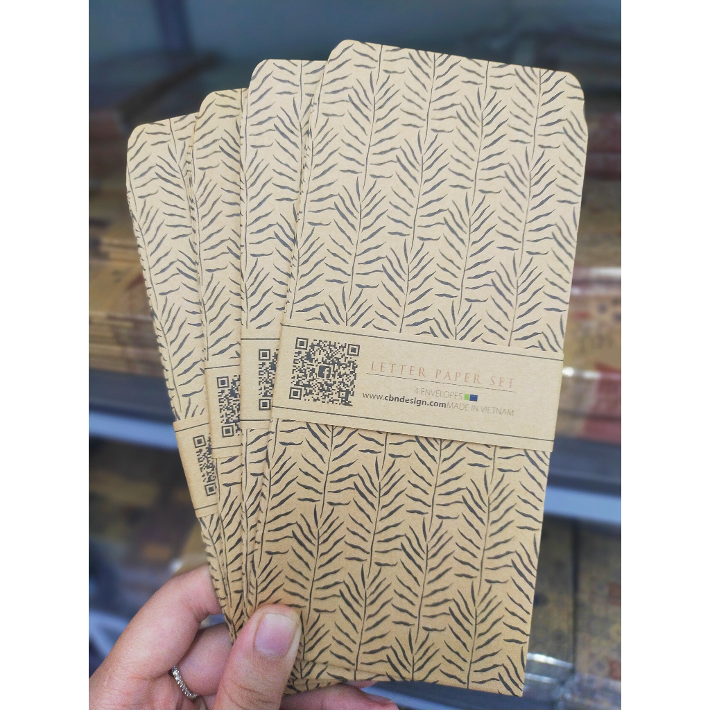 SET 4 BAO LÌ XÌ GIẤY KRAFT