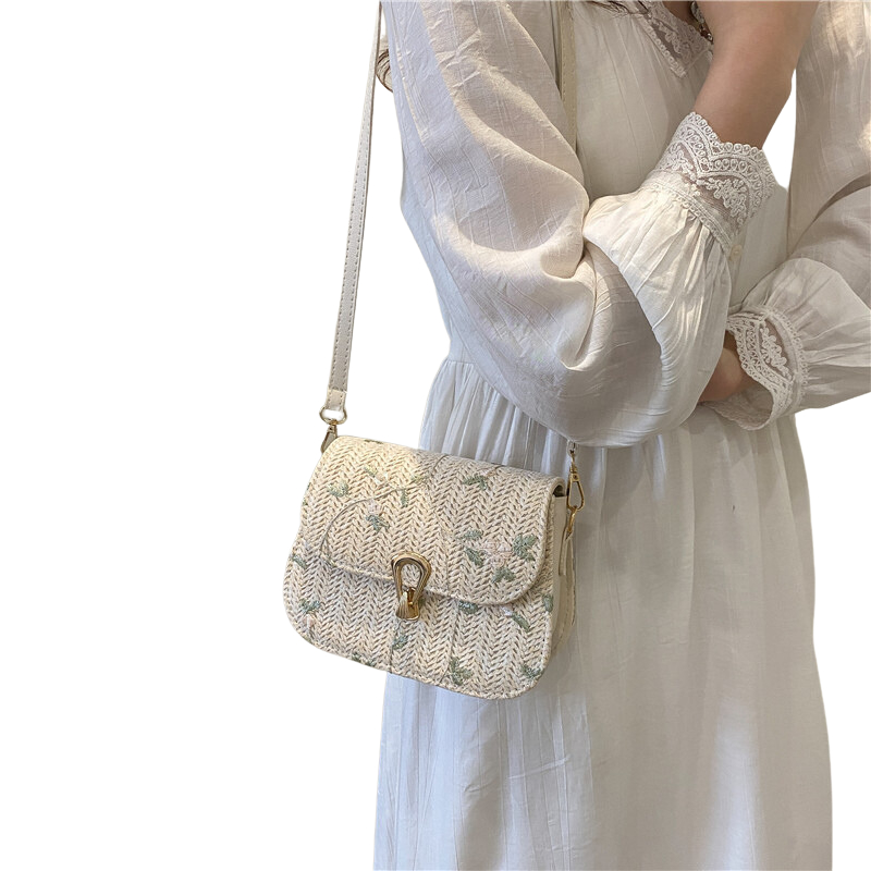 Túi xách nữ  túi đeo chéo hot Da PU nắp chéo có quai  - Sayoza