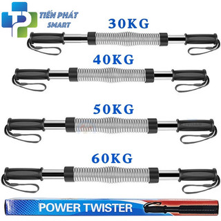 Thanh Gậy Lò Xo Titan Power Twister 30kg 40kg 50kg, 60kg Luyện Sức Mạnh Cánh   Tay - Tập Thể Dục Toàn Thân Tại Nhà