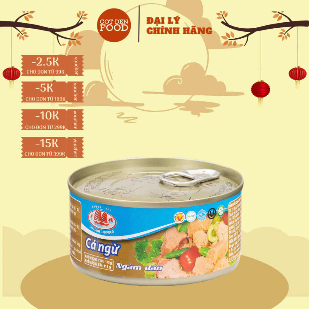 Cá Ngừ Ngâm Dầu Hạ Long 115g/175g