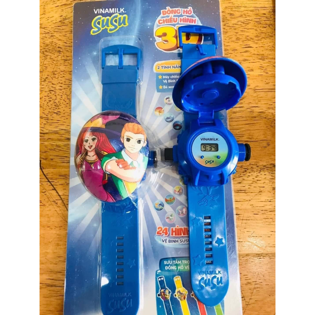 Đồ Chơi Đồng hồ chiếu bóng 3D cho bé