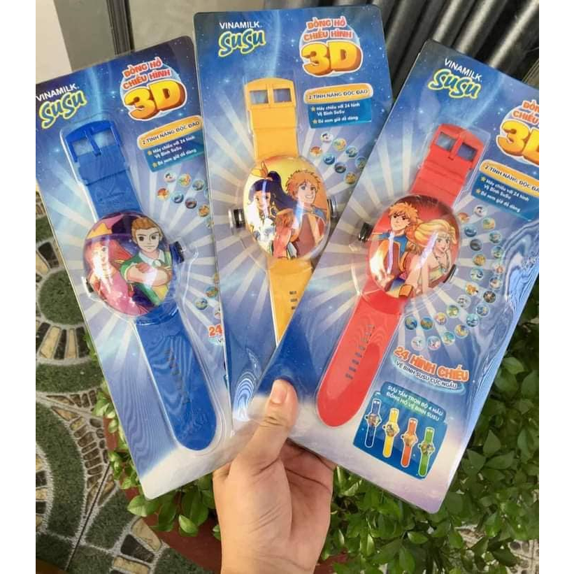 Đồ Chơi Đồng hồ chiếu bóng 3D cho bé