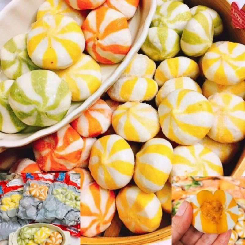 Bánh Bao Trứng Cá Surimi 500g  Lacusina / Kitkool /  Phú Mark