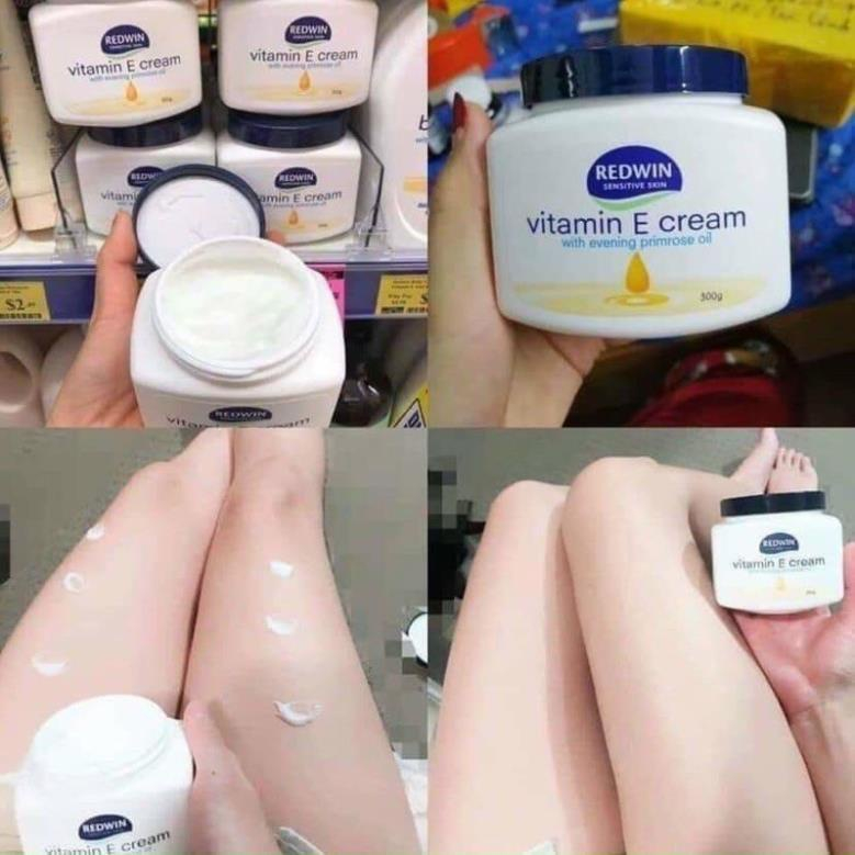 Kem dưỡng da Redwin Vitamin E Cream 300g nhập khẩu úc