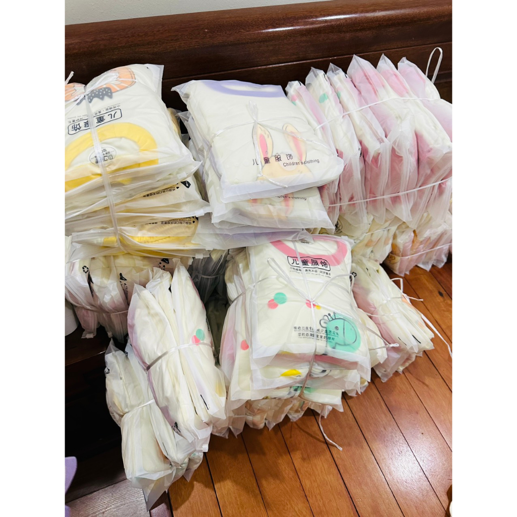 Bộ quần áo cotton thu đông mềm mịn cho bé từ 7kg đến 35kg