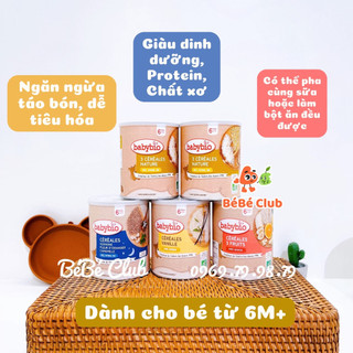 Bột Ăn Dặm Pha Sữa Hữu Cơ Babybio 6M+ (220g)