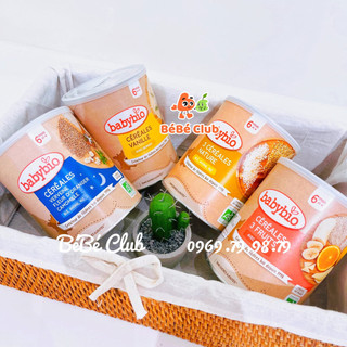 Bột Ăn Dặm Pha Sữa Hữu Cơ Babybio 6M+ (220g)